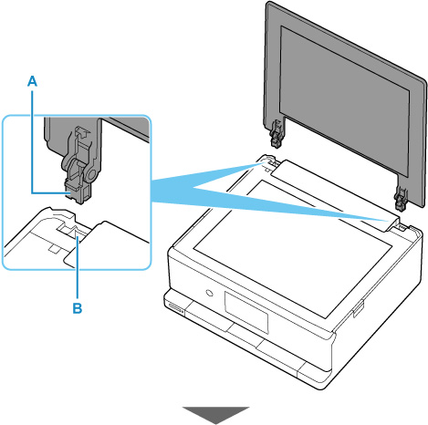 キヤノン：インクジェット マニュアル｜XK500 series｜原稿台カバーの